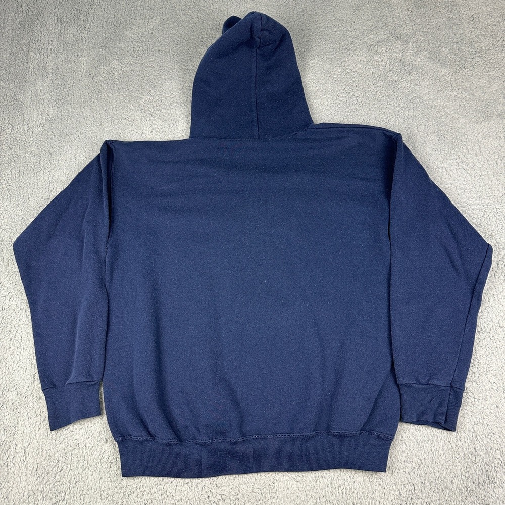 Vintage Artex Atlanta Braves Hoodie Mens Large Navy Blue 1992 MLB Baseball 90s - Picture 9 of 15